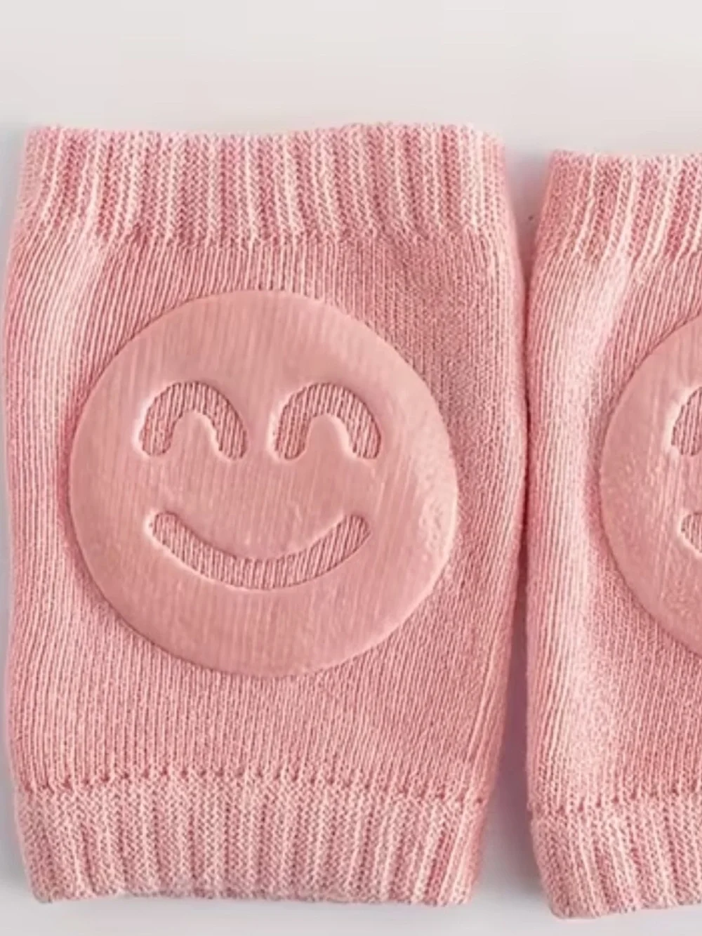 Baby Pink Knee Protectors for Crawling - Soft Stretch Mittens by